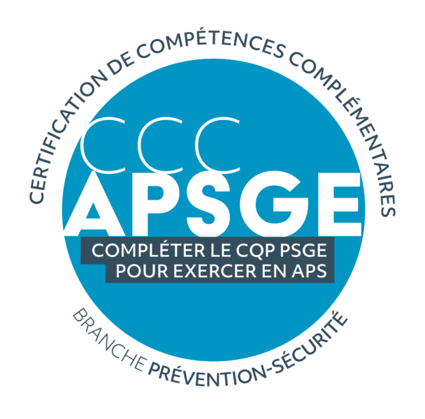 CCC APSGE – Compléter le CQP PSGE pour exercer en APS