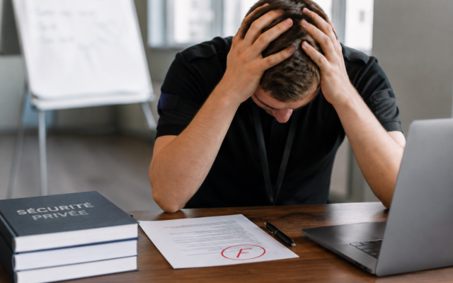 Formation en sécurité privée : comment gérer un candidat en situation d&rsquo;échec à l&rsquo;examen ?